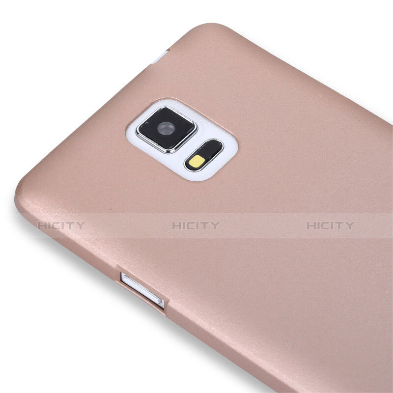 Housse Ultra Fine TPU Souple S02 pour Samsung Galaxy Note 4 SM-N910F Or Rose Plus