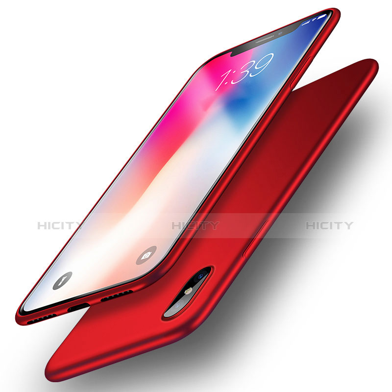 Housse Ultra Fine TPU Souple S05 pour Apple iPhone X Rouge Plus