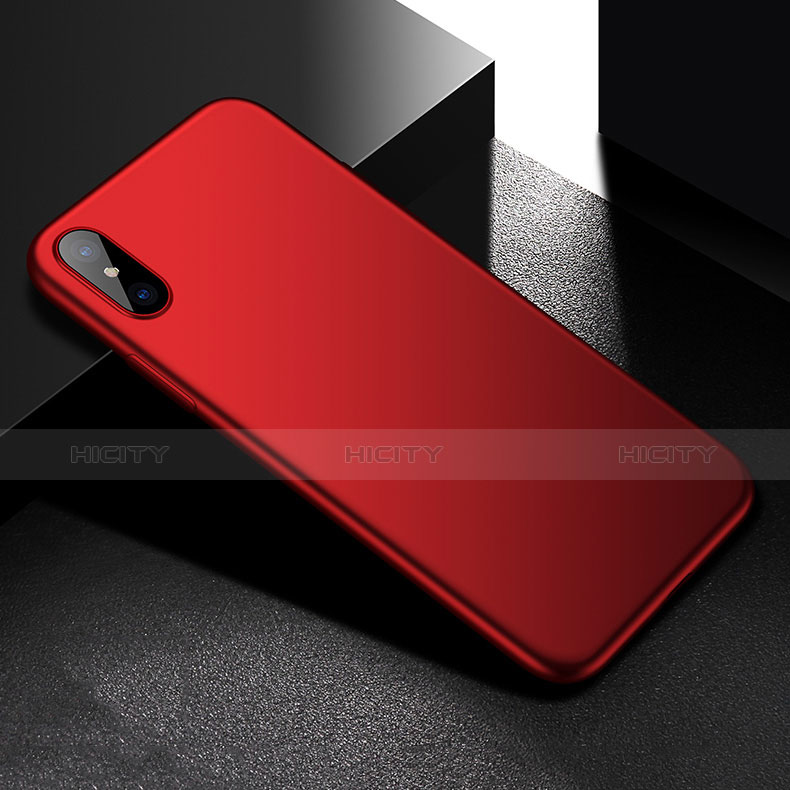 Housse Ultra Fine TPU Souple S05 pour Apple iPhone X Rouge Plus