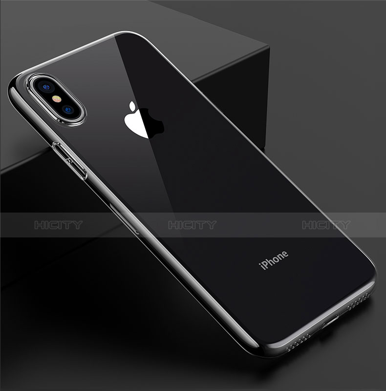 Housse Ultra Fine TPU Souple Transparente C09 pour Apple iPhone X Clair Plus