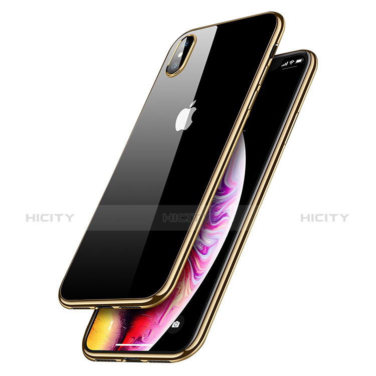 Housse Ultra Fine TPU Souple Transparente C12 pour Apple iPhone Xs Or Plus