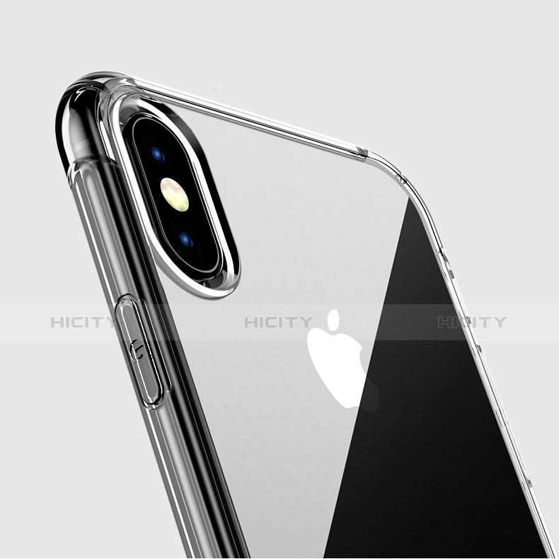 Housse Ultra Fine TPU Souple Transparente C17 pour Apple iPhone X Clair Plus