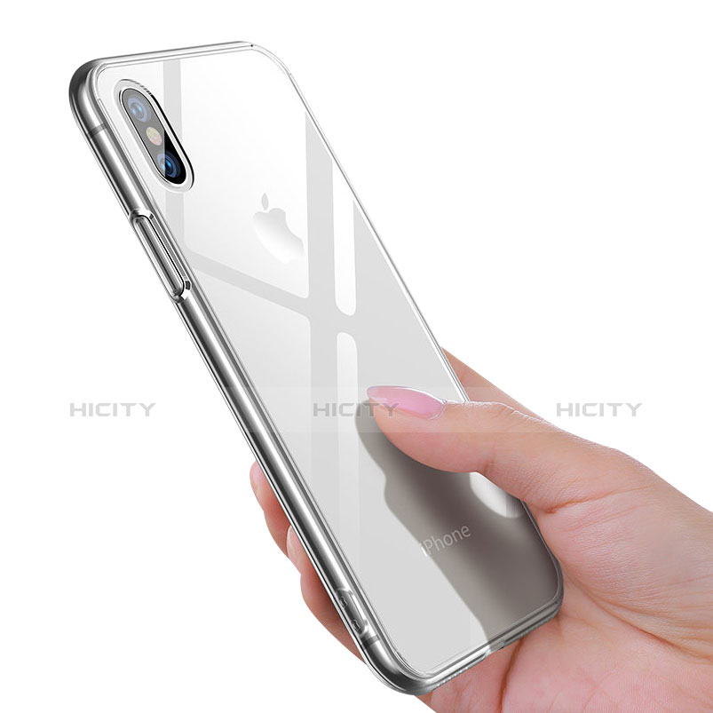 Housse Ultra Fine TPU Souple Transparente C18 pour Apple iPhone X Clair Plus