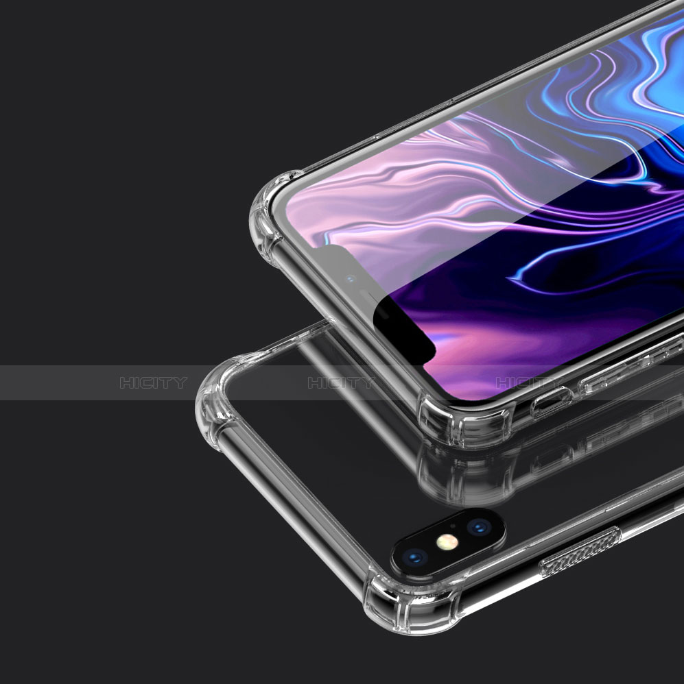 Housse Ultra Fine TPU Souple Transparente C20 pour Apple iPhone X Clair Plus