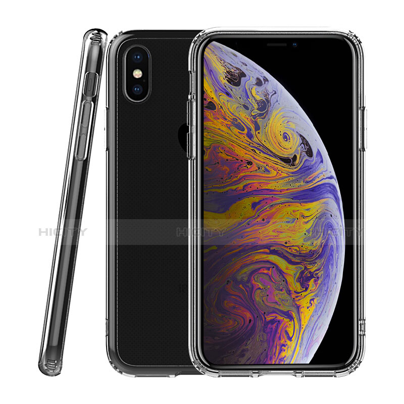 Housse Ultra Fine TPU Souple Transparente C22 pour Apple iPhone X Clair Plus