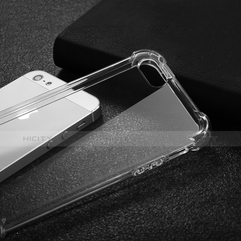 Housse Ultra Fine TPU Souple Transparente H02 pour Apple iPhone 5S Clair Plus