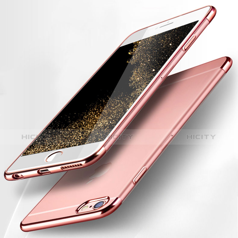 Housse Ultra Fine TPU Souple Transparente H09 pour Apple iPhone 6 Plus Rose Plus