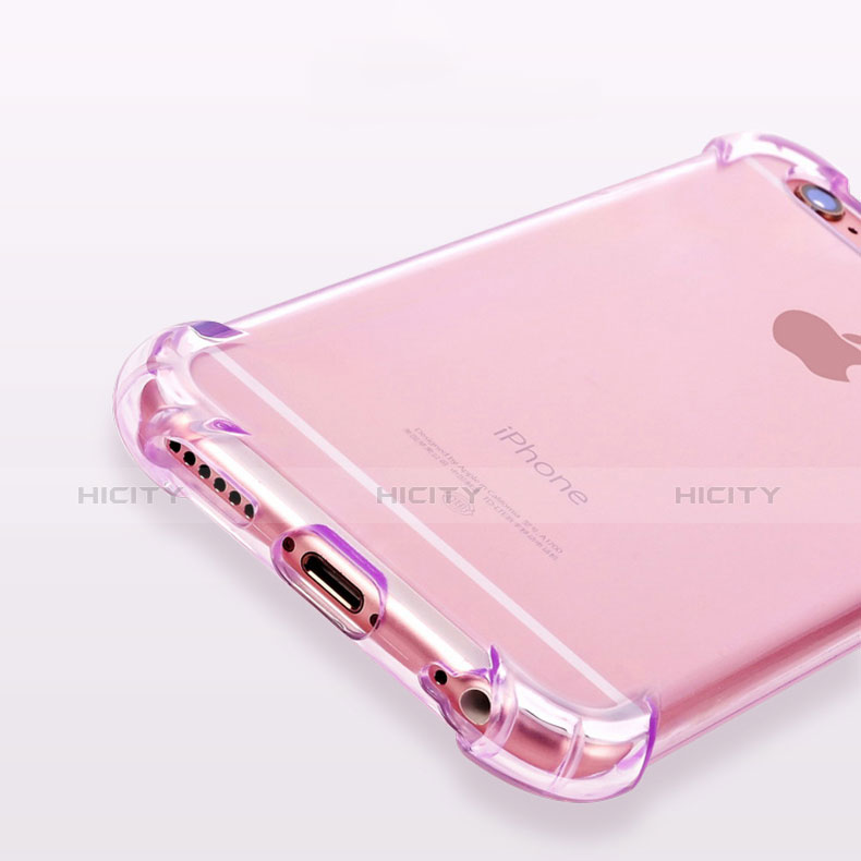 Housse Ultra Fine TPU Souple Transparente H11 pour Apple iPhone 6 Violet Plus