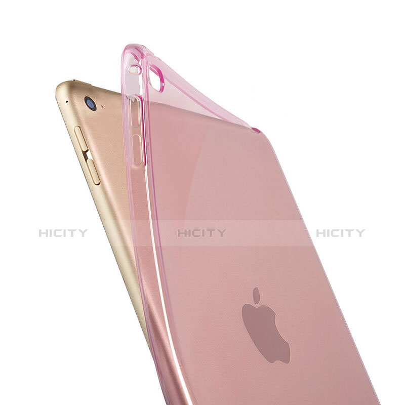 Housse Ultra Fine TPU Souple Transparente pour Apple iPad Mini 4 Rose Plus