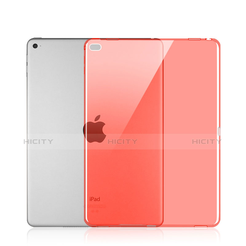 Housse Ultra Fine TPU Souple Transparente pour Apple iPad Pro 12.9 Rouge Plus