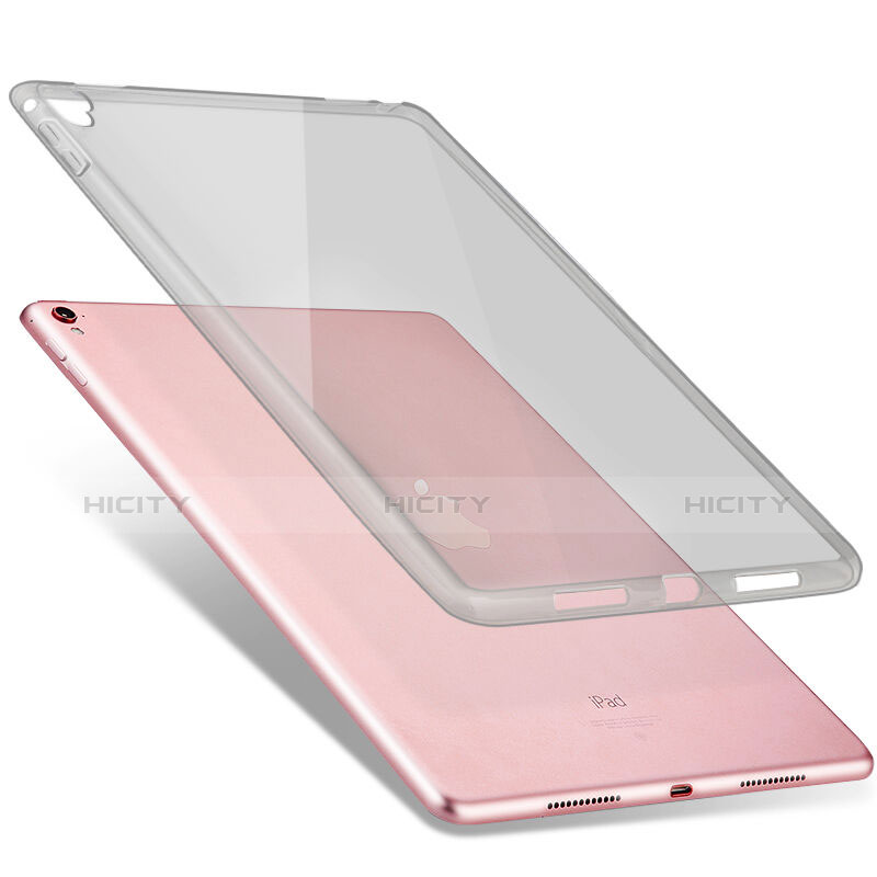 Housse Ultra Fine TPU Souple Transparente pour Apple iPad Pro 9.7 Gris Plus