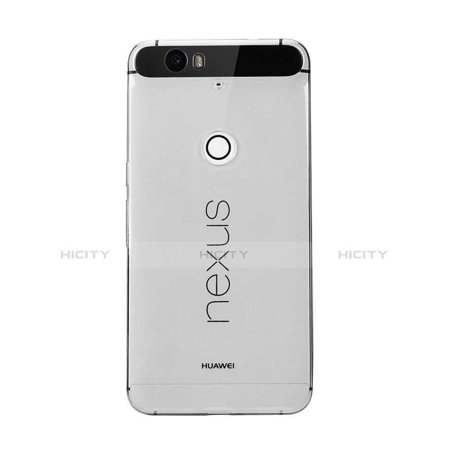 Housse Ultra Fine TPU Souple Transparente pour Google Nexus 6P Gris Plus