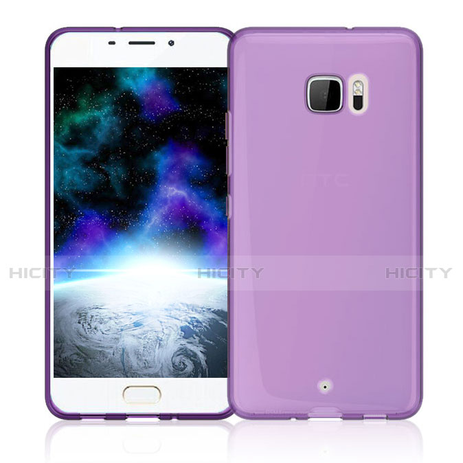 Housse Ultra Fine TPU Souple Transparente pour HTC U Ultra Rose Plus