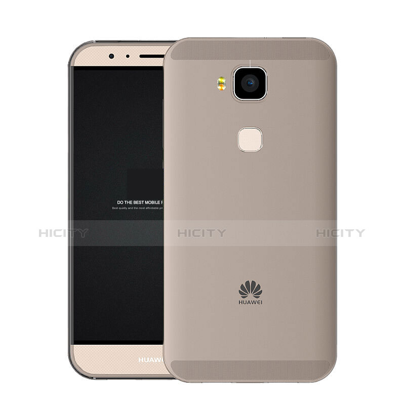 Housse Ultra Fine TPU Souple Transparente pour Huawei GX8 Gris Plus