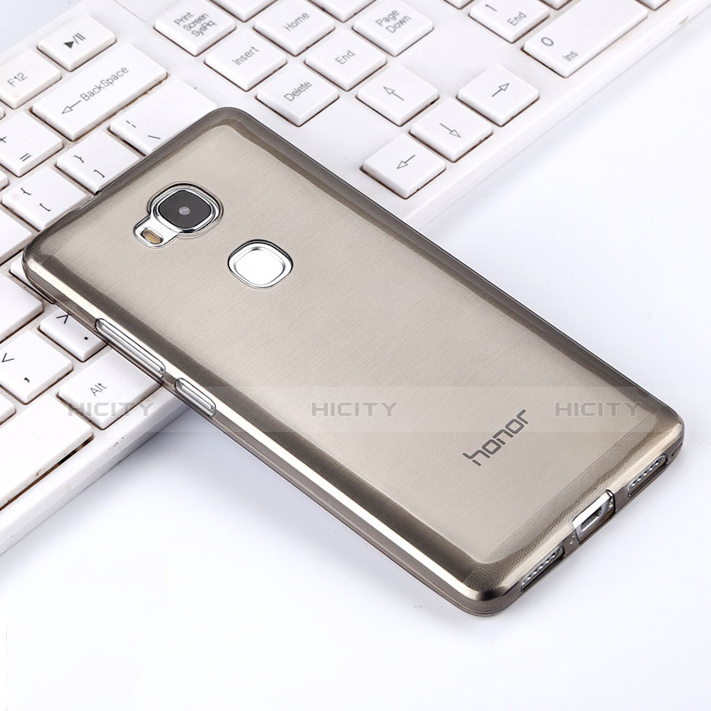 Housse Ultra Fine TPU Souple Transparente pour Huawei Honor X5 Gris Plus