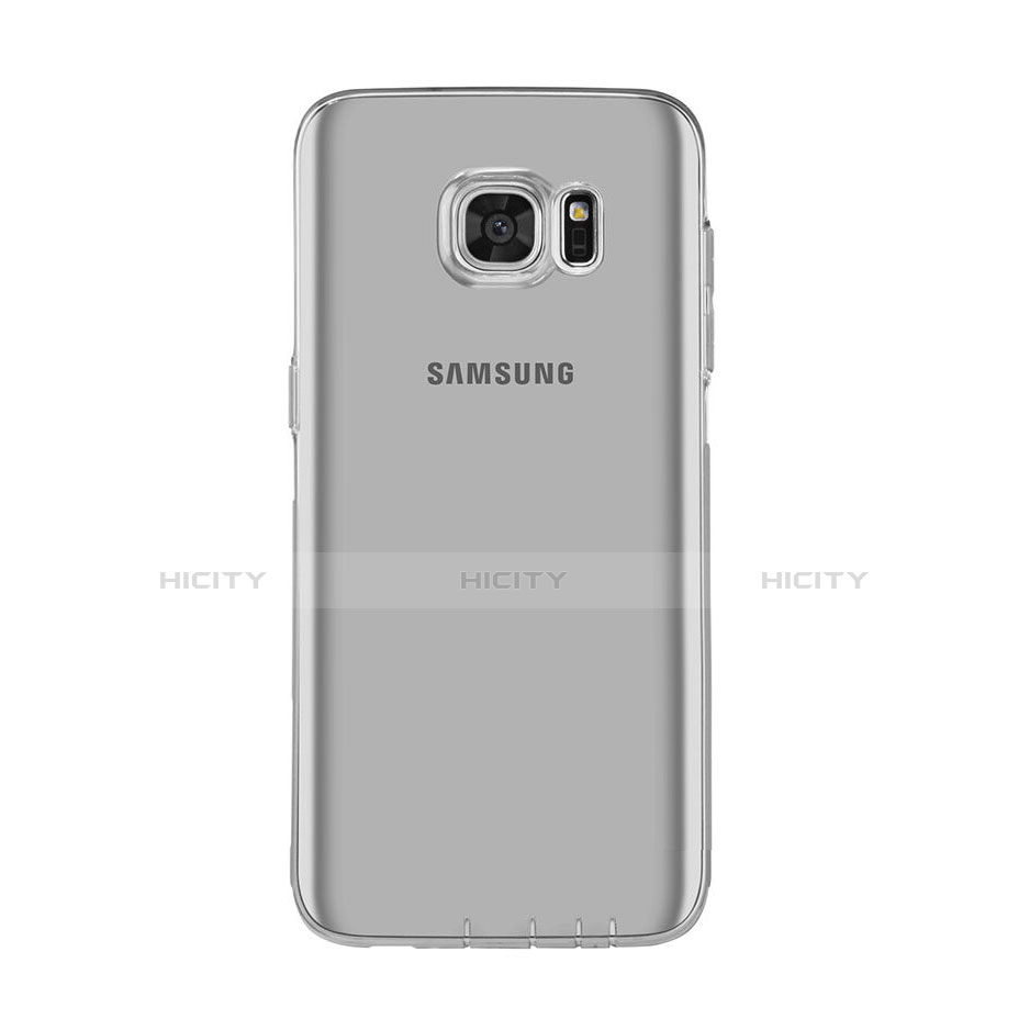 Housse Ultra Fine TPU Souple Transparente pour Samsung Galaxy S7 Edge G935F Gris Plus