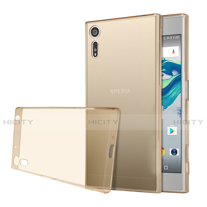 Housse Ultra Fine TPU Souple Transparente pour Sony Xperia XZ Or Plus