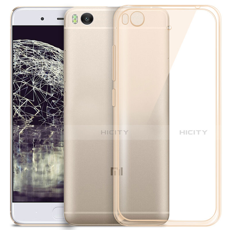 Housse Ultra Fine TPU Souple Transparente pour Xiaomi Mi 5S 4G Or Plus