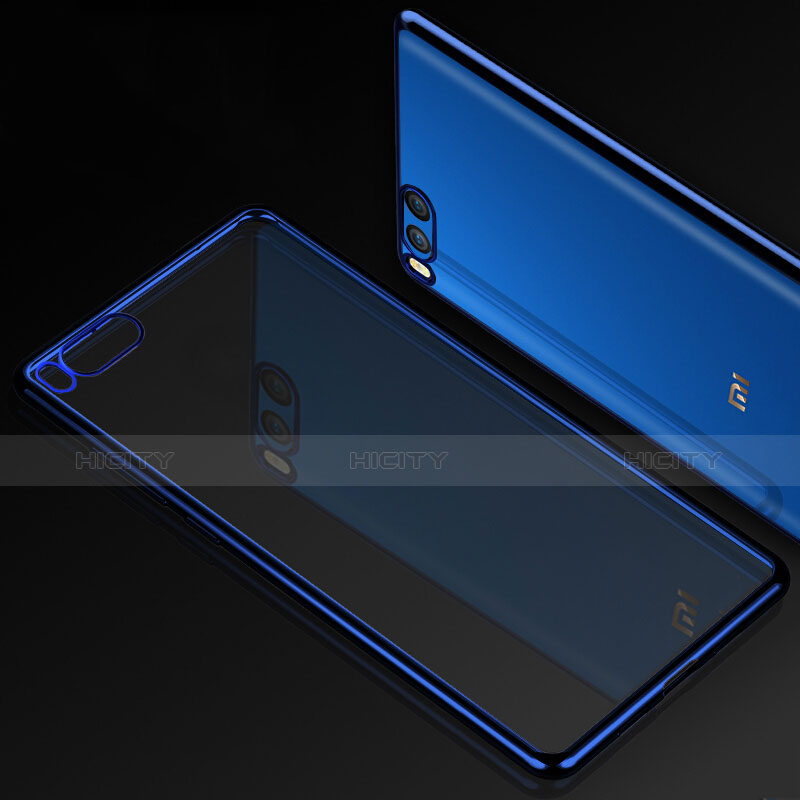 Housse Ultra Fine TPU Souple Transparente pour Xiaomi Mi Note 3 Bleu Plus