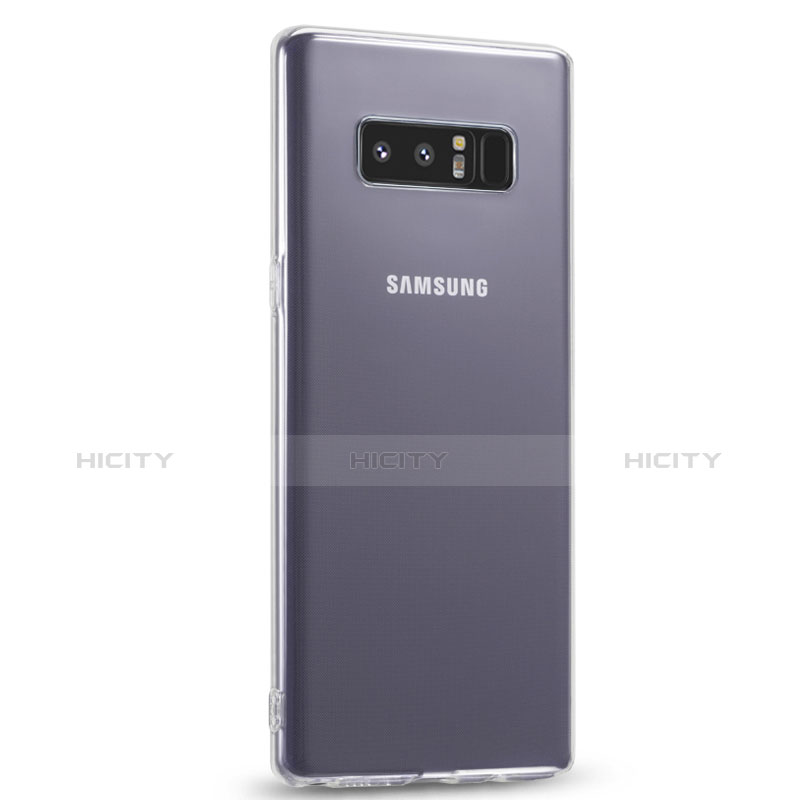 Housse Ultra Fine TPU Souple Transparente R04 pour Samsung Galaxy Note 8 Duos N950F Clair Plus