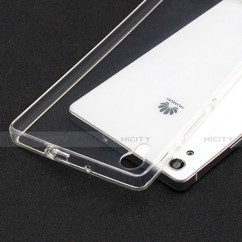 Housse Ultra Fine TPU Souple Transparente T02 pour Huawei Ascend P7 Clair Plus