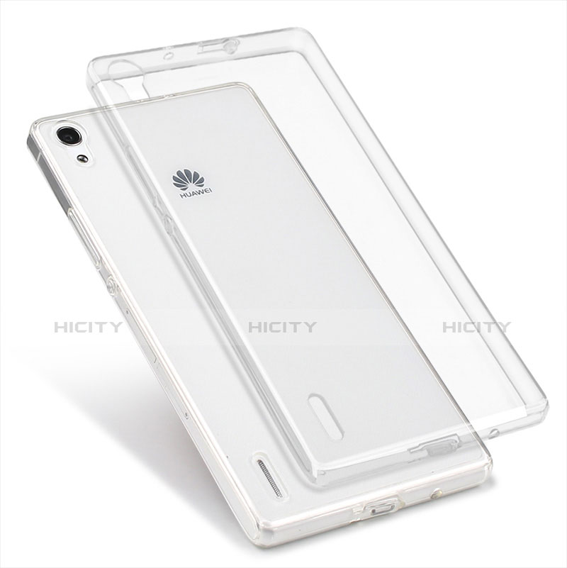 Housse Ultra Fine TPU Souple Transparente T02 pour Huawei Ascend P7 Clair Plus