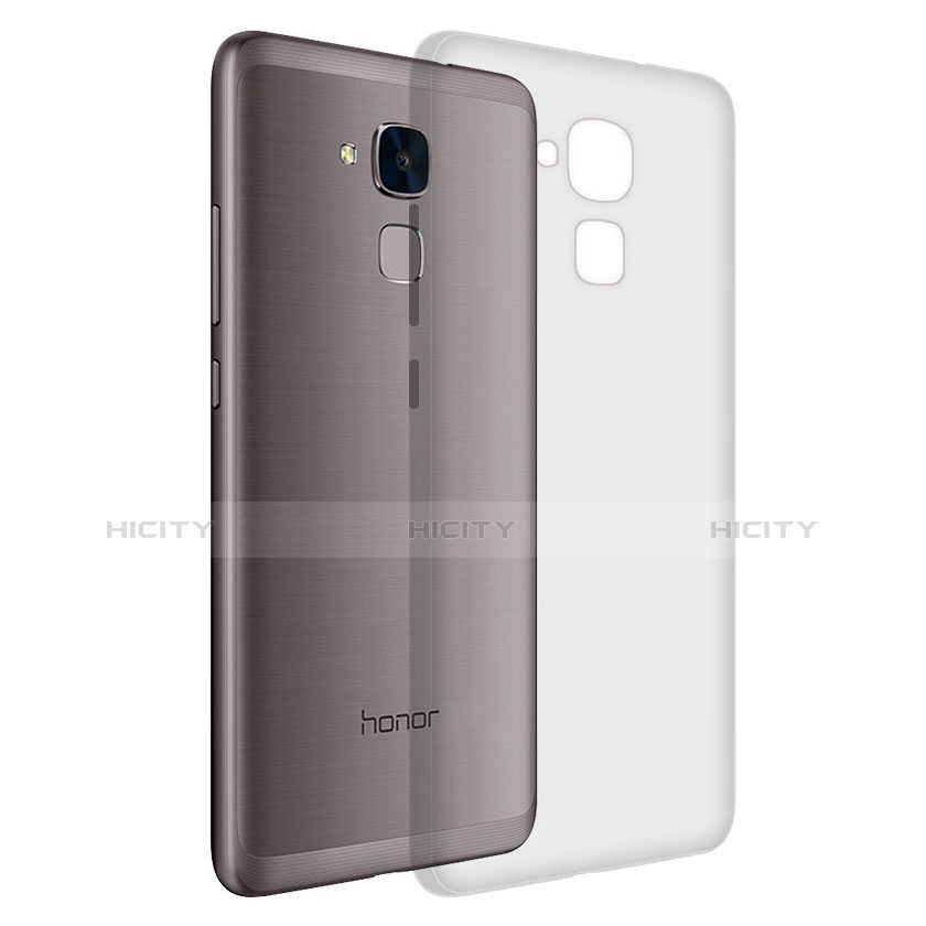 Housse Ultra Fine TPU Souple Transparente T02 pour Huawei Honor 7 Lite Gris Plus