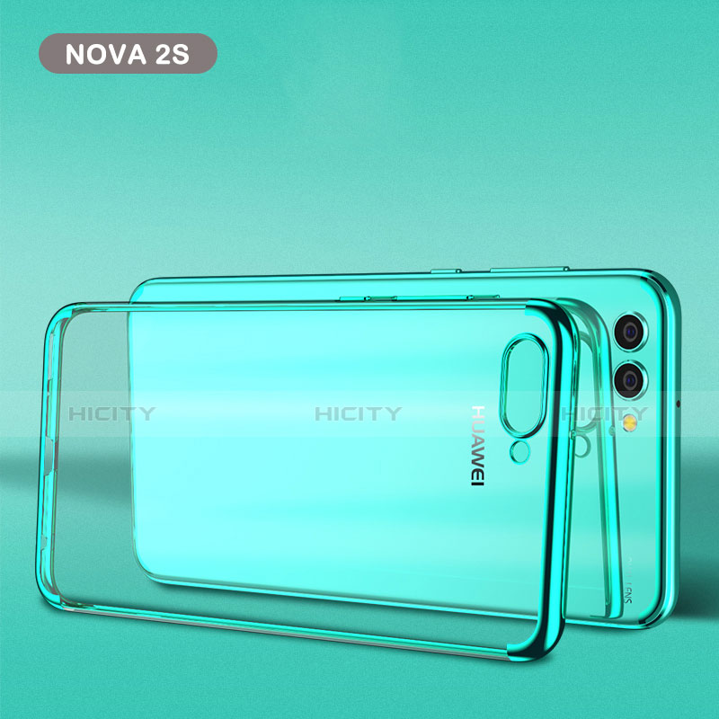 Housse Ultra Fine TPU Souple Transparente T02 pour Huawei Nova 2S Bleu Plus