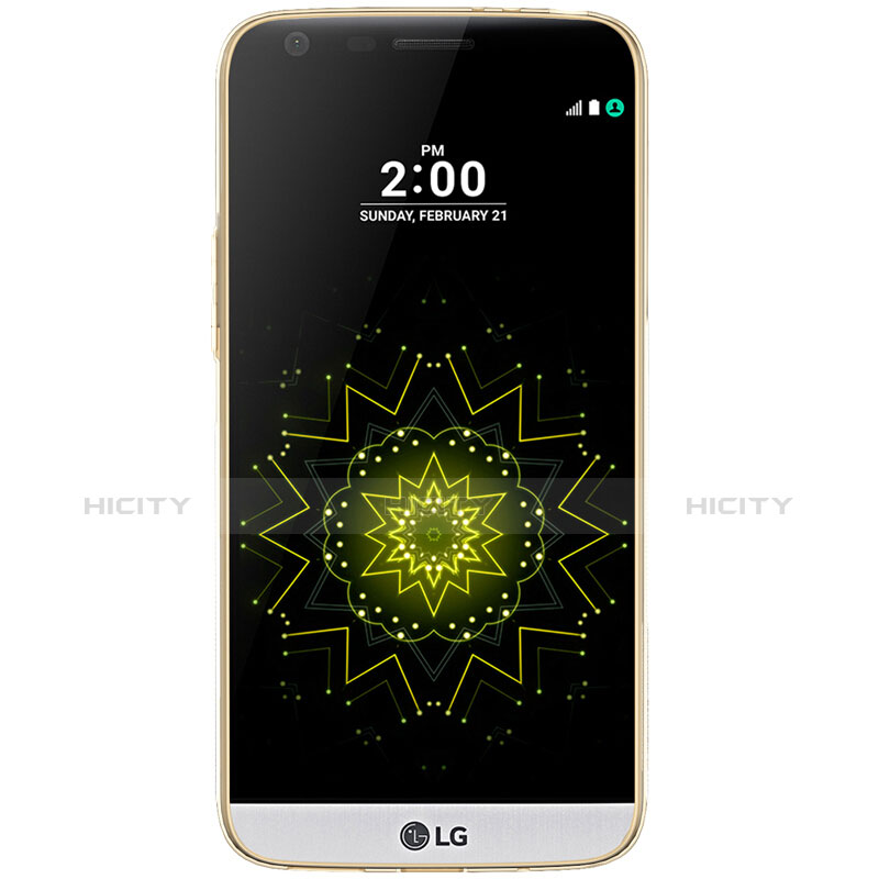 Housse Ultra Fine TPU Souple Transparente T02 pour LG G5 Or Plus