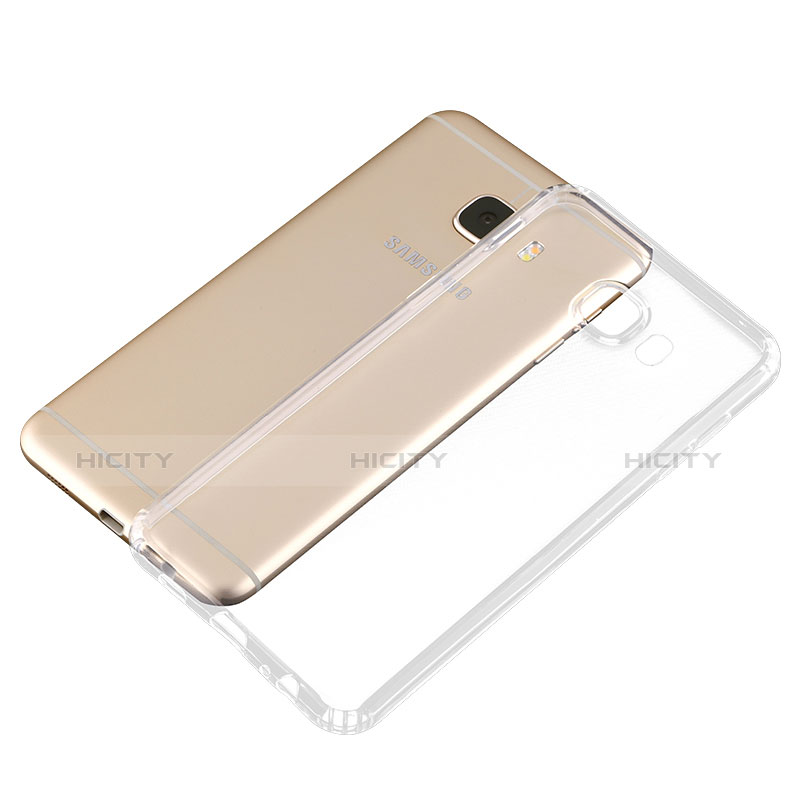 Housse Ultra Fine TPU Souple Transparente T02 pour Samsung Galaxy C7 SM-C7000 Clair Plus