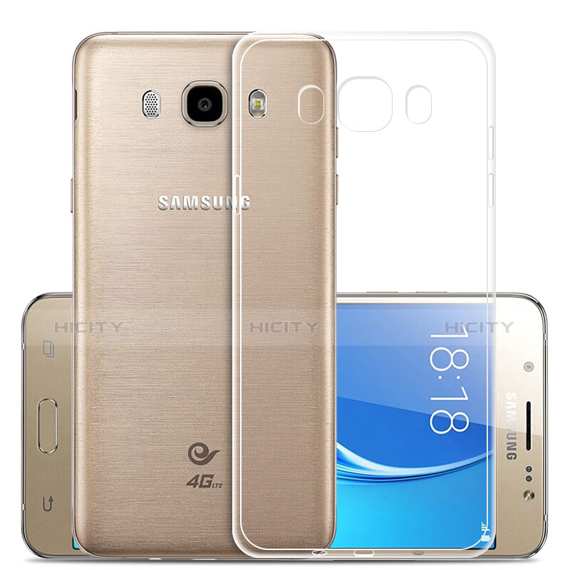 Housse Ultra Fine TPU Souple Transparente T02 pour Samsung Galaxy J5 Duos (2016) Clair Plus