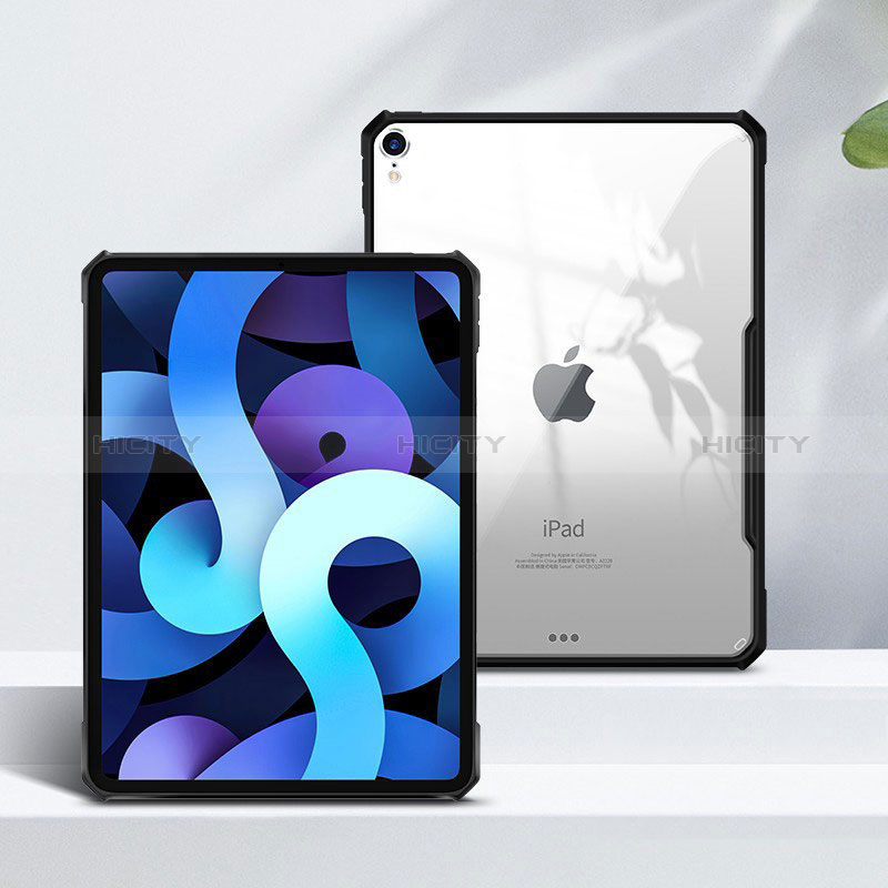Housse Ultra Fine TPU Souple Transparente T04 pour Apple iPad Air 5 10.9 (2022) Noir Plus