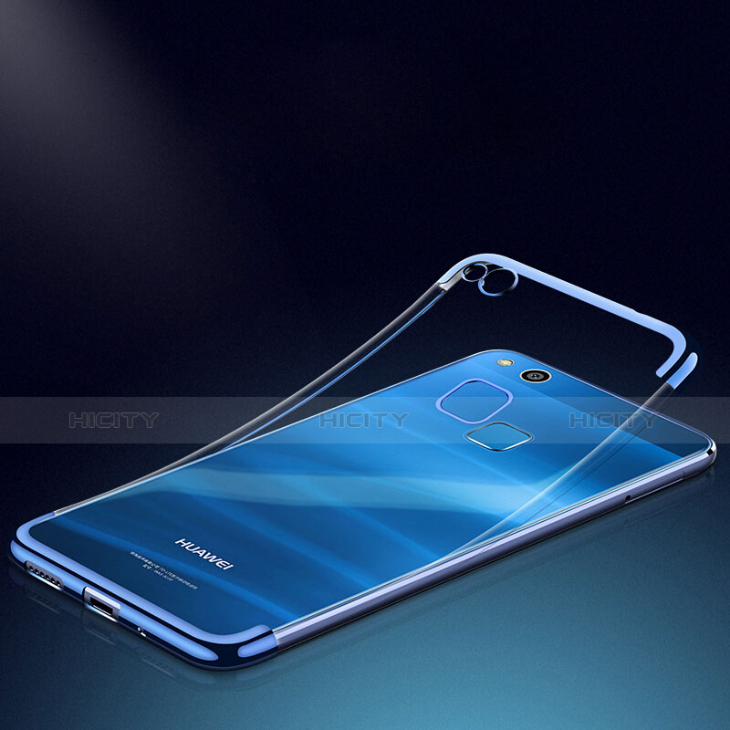 Housse Ultra Fine TPU Souple Transparente T04 pour Huawei GR3 (2017) Bleu Plus