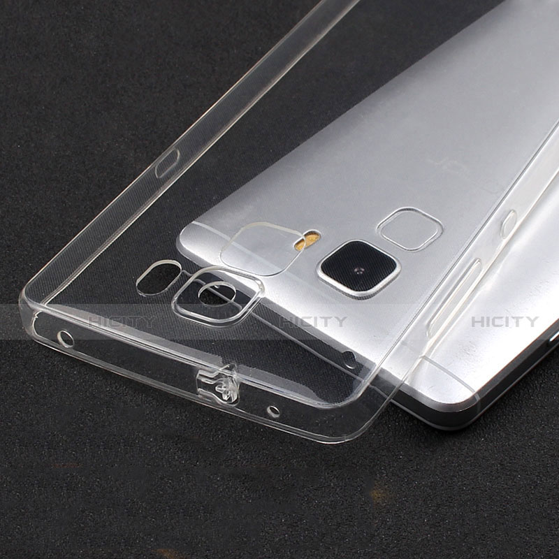 Housse Ultra Fine TPU Souple Transparente T04 pour Huawei Honor 7 Dual SIM Clair Plus