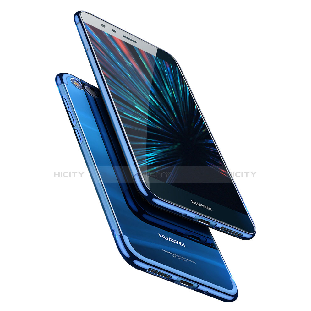 Housse Ultra Fine TPU Souple Transparente T04 pour Huawei Honor 8 Lite Bleu Plus