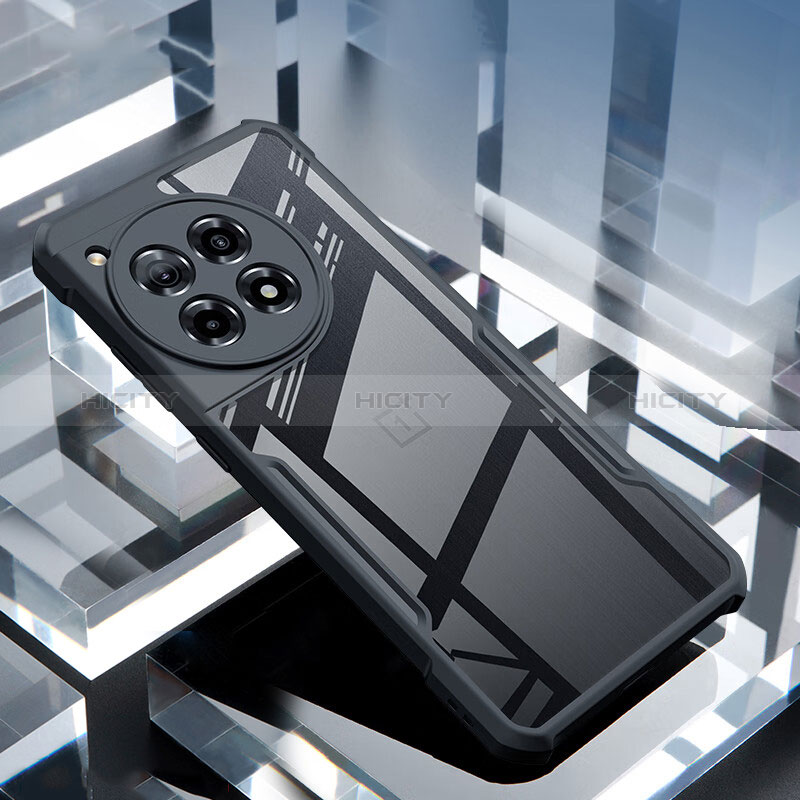 Housse Ultra Fine TPU Souple Transparente T04 pour OnePlus 12R 5G Noir Plus