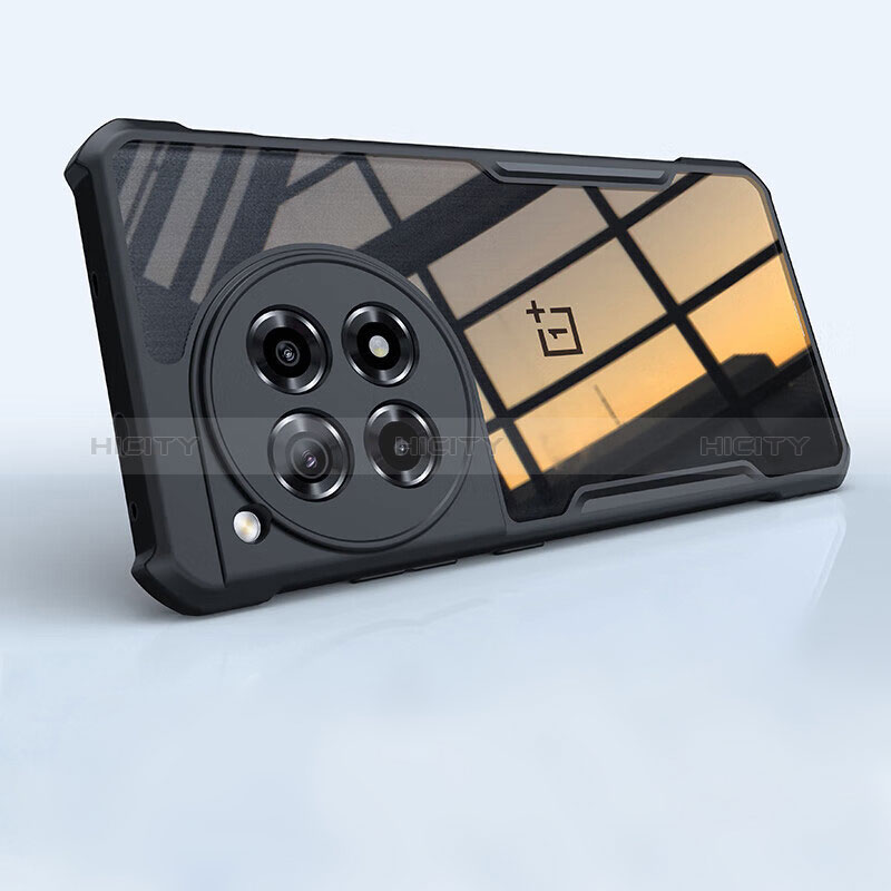Housse Ultra Fine TPU Souple Transparente T04 pour OnePlus 12R 5G Noir Plus