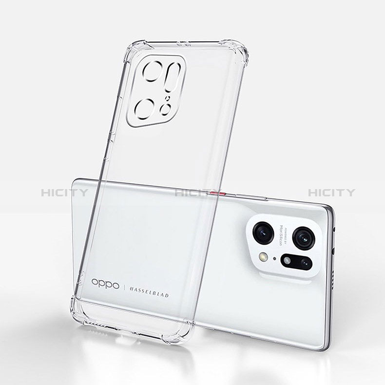 Housse Ultra Fine TPU Souple Transparente T04 pour Oppo Find X5 5G Clair Plus