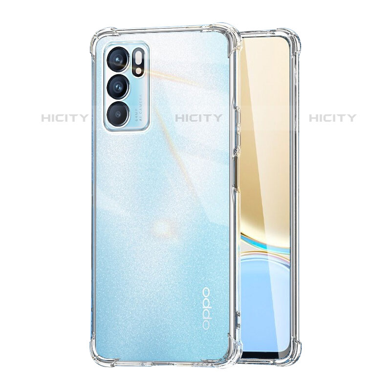 Housse Ultra Fine TPU Souple Transparente T04 pour Oppo Reno6 Pro 5G India Clair Plus