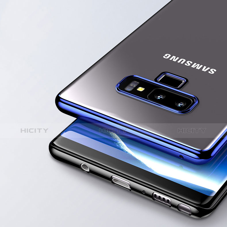 Housse Ultra Fine TPU Souple Transparente T04 pour Samsung Galaxy Note 9 Bleu Plus