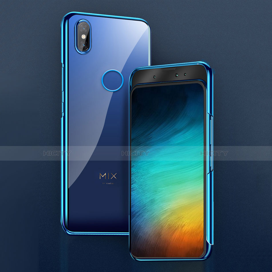 Housse Ultra Fine TPU Souple Transparente T04 pour Xiaomi Mi Mix 3 Bleu Plus