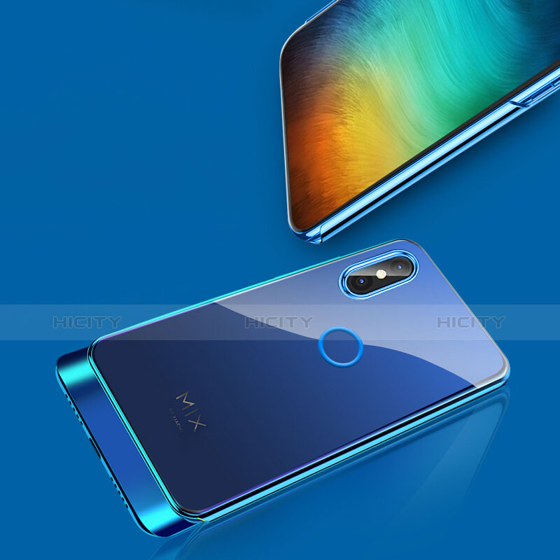 Housse Ultra Fine TPU Souple Transparente T04 pour Xiaomi Mi Mix 3 Bleu Plus