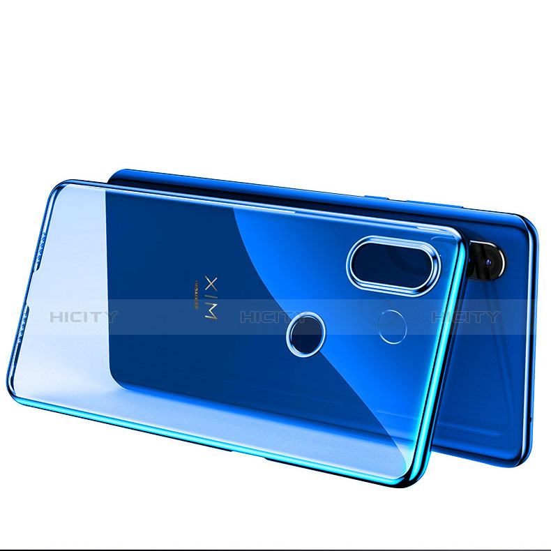 Housse Ultra Fine TPU Souple Transparente T04 pour Xiaomi Mi Mix 3 Bleu Plus