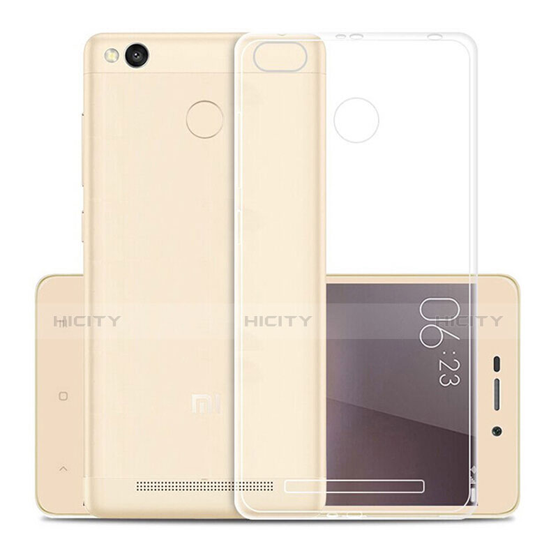 Housse Ultra Fine TPU Souple Transparente T04 pour Xiaomi Redmi 3 High Edition Clair Plus