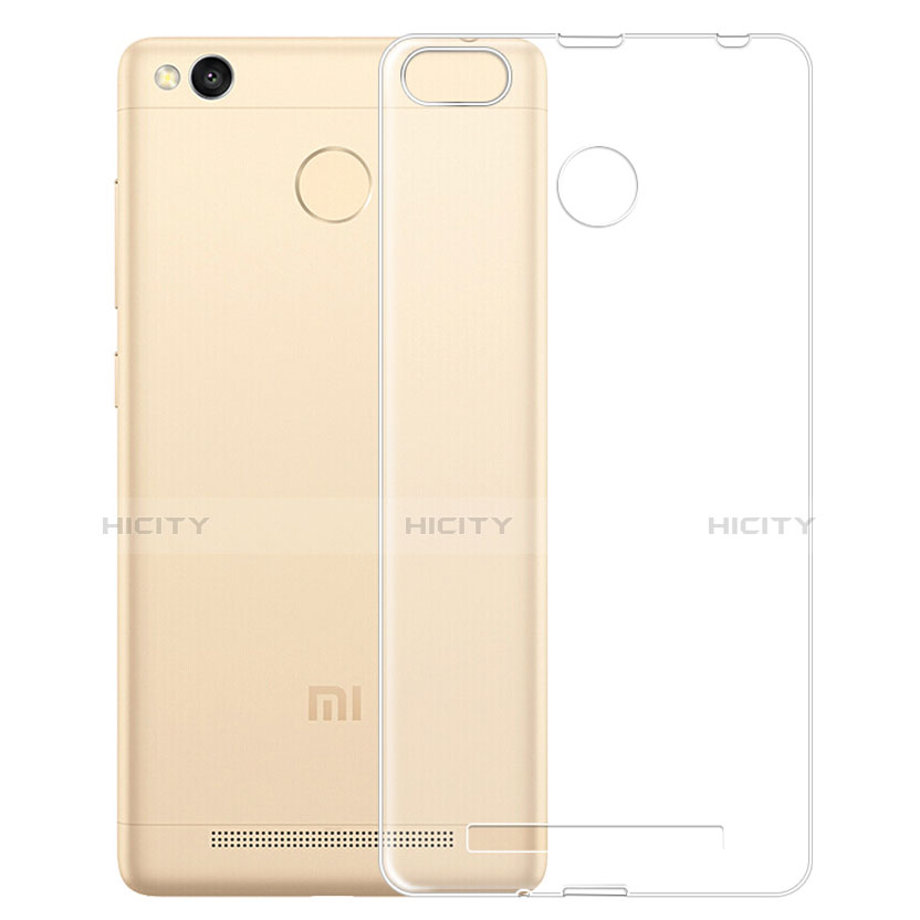 Housse Ultra Fine TPU Souple Transparente T04 pour Xiaomi Redmi 3 High Edition Clair Plus