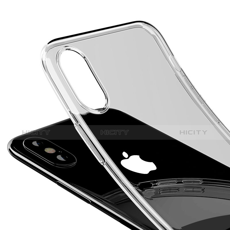 Housse Ultra Fine TPU Souple Transparente T05 pour Apple iPhone X Clair Plus