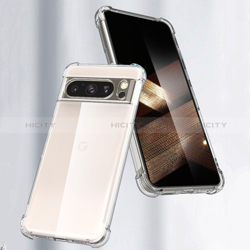 Housse Ultra Fine TPU Souple Transparente T05 pour Google Pixel 8 Pro 5G Clair Plus