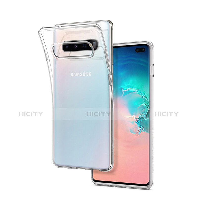 Housse Ultra Fine TPU Souple Transparente T05 pour Samsung Galaxy S10 Plus Clair Plus