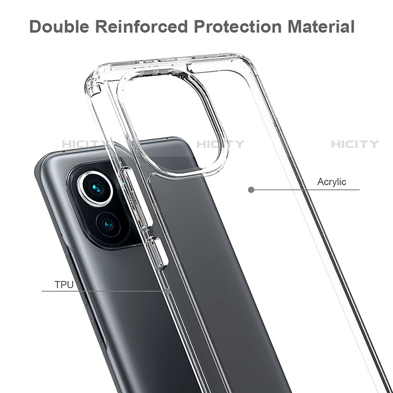 Housse Ultra Fine TPU Souple Transparente T05 pour Xiaomi Mi 11 Lite 5G NE Clair Plus