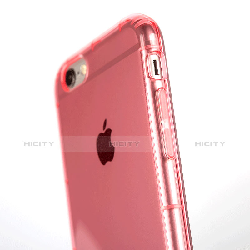 Housse Ultra Fine TPU Souple Transparente T06 pour Apple iPhone 6 Plus Rose Plus